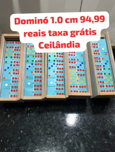 Dominó de 1.0 Cm PVC 95 reais taxa grátis Ceilândia