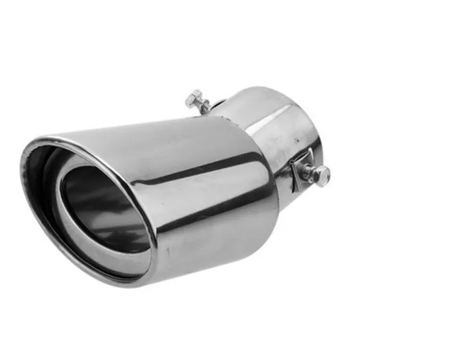 Ponteira Escapamento Angulada Oval Aço Inox Esportiva - Hb20 / Onix / HR-V