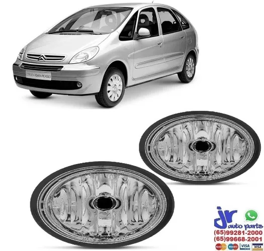 Par Farol de Milha Citroen Xsara Picasso 01 02 03 04 05 06 07 08 09 Auxiliar Neblina