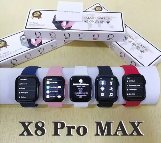 Novo Smartwatch X8 Pro Max Relógio Inteligente IWO 13 Faz e Recebe Ligações,Troca pulseira