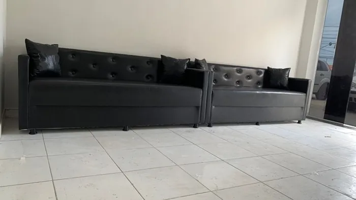 3 LUGARES sofá POLTRONA ESPERA, NOVOS!