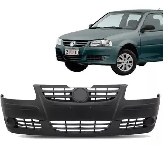 Parachoque Dianteiro Volkswagen Gol g4 2006 a 2014 Preto Liso Lumax