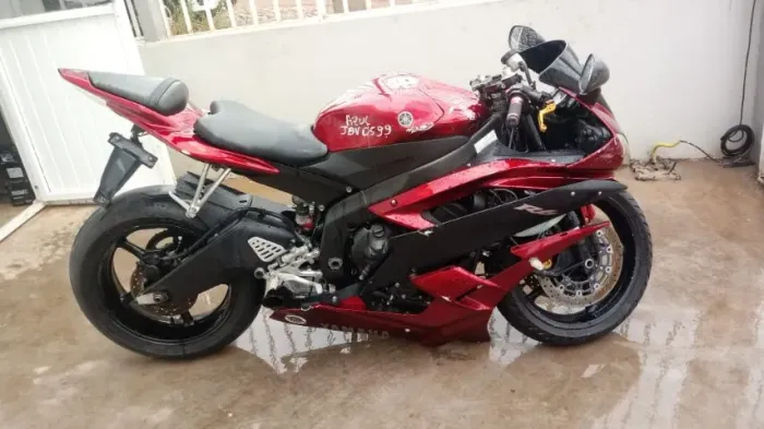 Sucata de moto para venda de peças Yamaha YZF R6 2006 2007