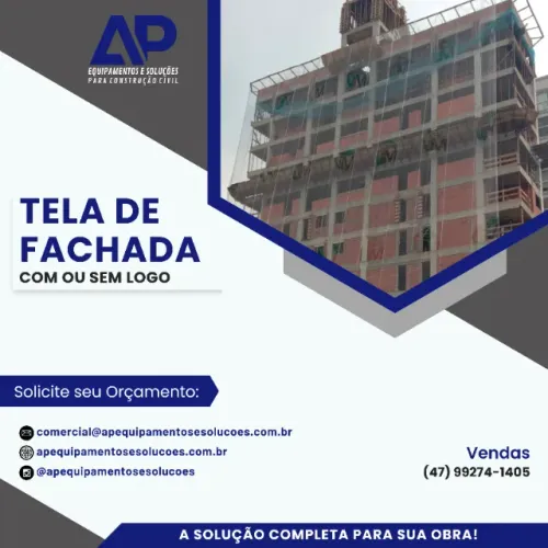Tela de Fachada - Tela Fachadeira para Prédio