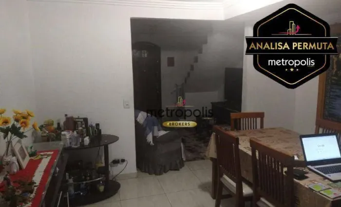 Sobrado à venda, 154 m² por R$ 601.000,00 - Vila Camilópolis - Santo André/SP