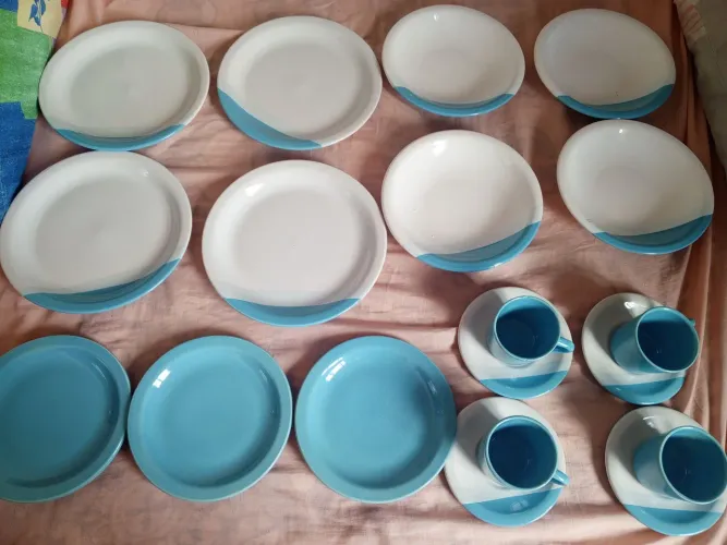 Jogo de Pratos Porcelana 20 unidades 