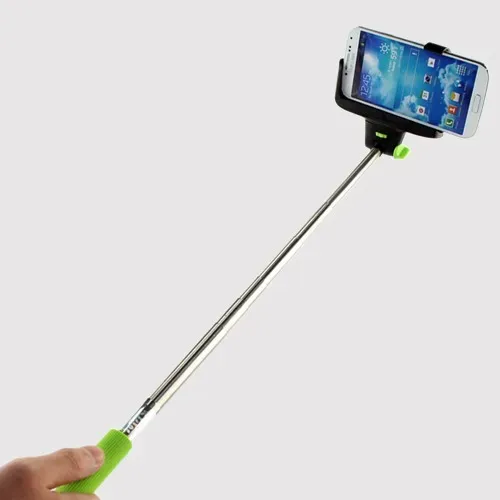 Bastão Pau de Selfie C/Botão Disparo Alongando até 70CM