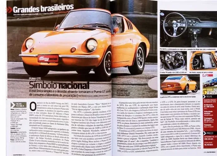 Puma GTE - Revista Quatro Rodas com história