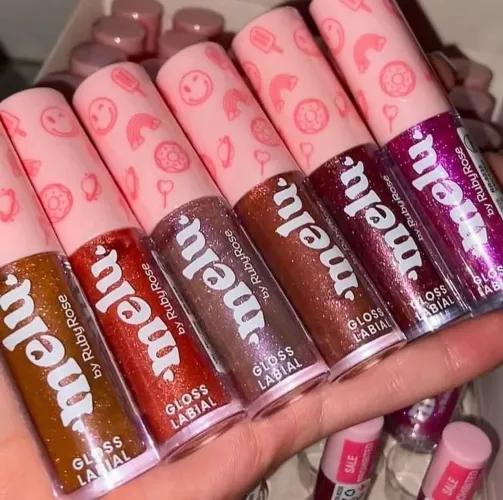 Kit 4* glosses labiais Melu by Ruby Rose - NOVOS