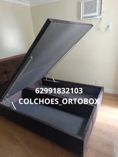 Cama box Baú super king blindado e reforçado