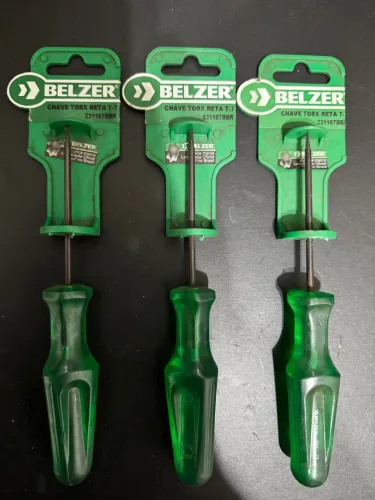 Chave Torx Reta T-7 BELZER 3 unidades - Ferramenta de Precisão