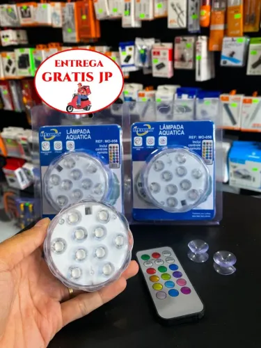 LÂMPADA AQUÁTICA RGB ÁTOMO MO-058