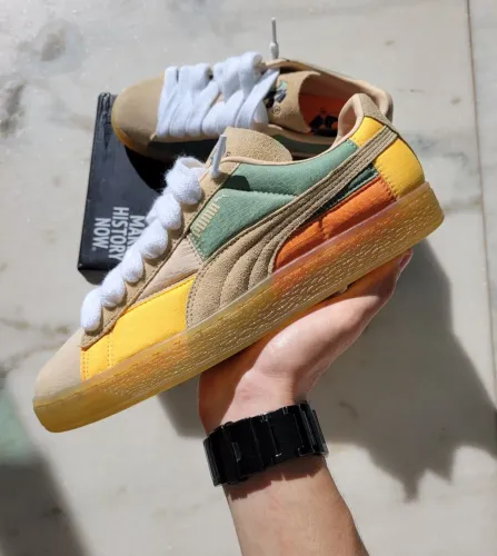 Tênis Puma Suede x Black Fives 