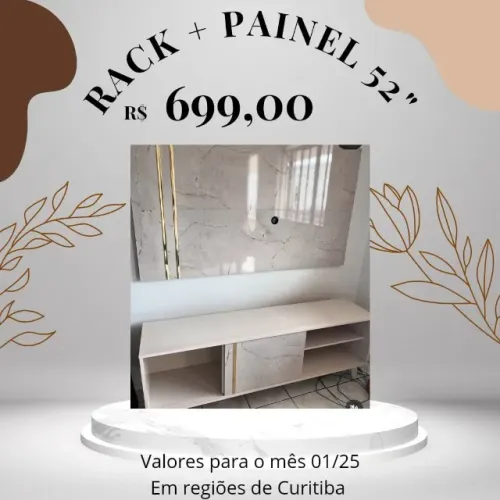 Promoção Rack + Painel 52'' - 06/01