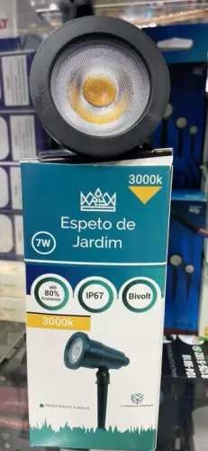 Esperto 7W IP67 3000K BRANCO QUENTE PARA JARDIM 