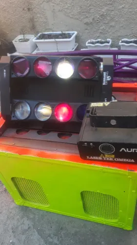 Iluminação  spider moving beam e lasers 