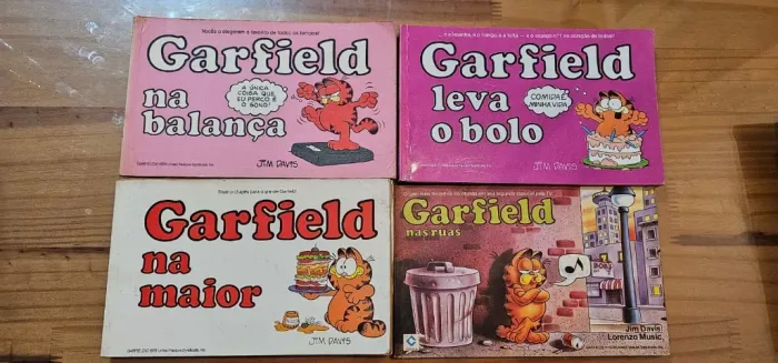 Lote livros Garfield 1978