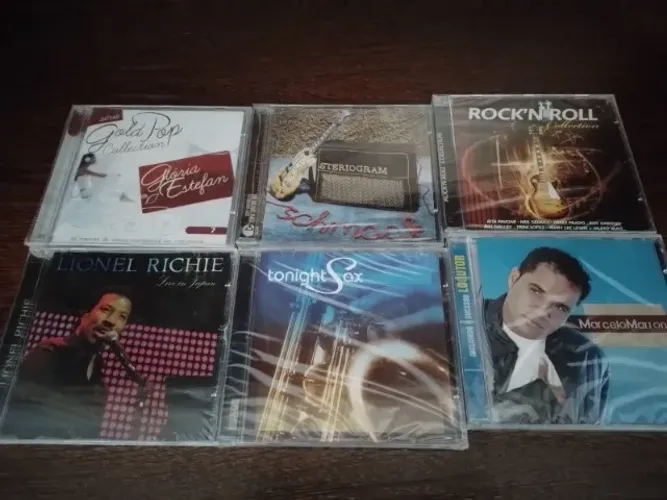 cds pop rock lote 6 cds steriogram leonel richie e outros variados
