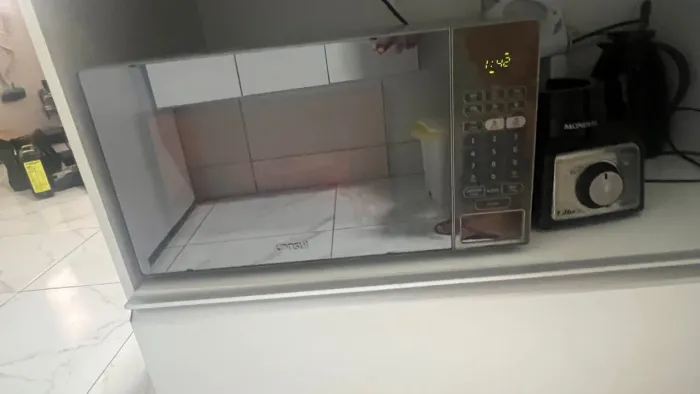 Microondas inox espelhado 