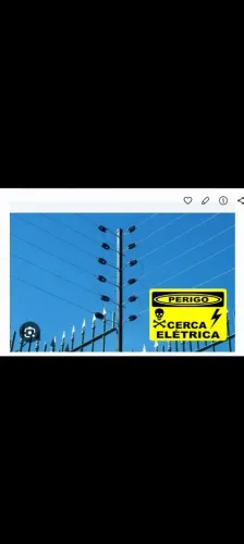Instalação de cerca elétrica e câmeras de segurança cftv. Vendas e instalação