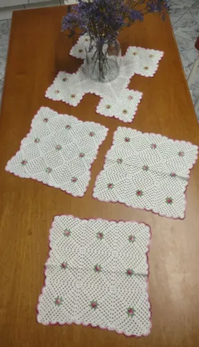 Jogo de crochê 