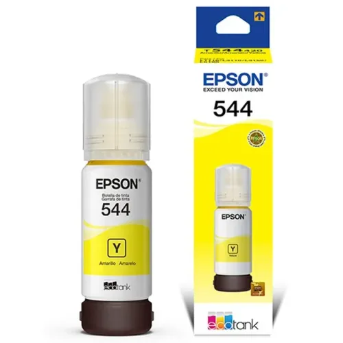 Tinta Epson T544420 T544 Amarelo | L3150 L3110 L5190 L3250 L3210 5190 3150 3110 | Original
