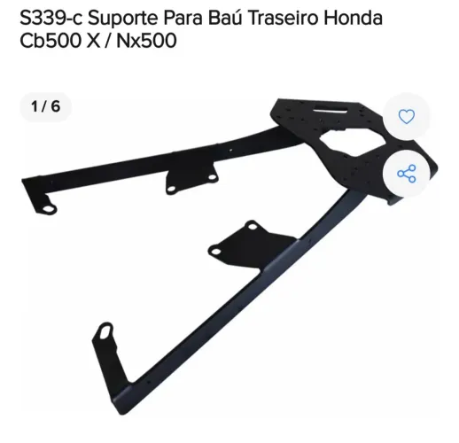 Suporte para Baú traseiro cb500x
