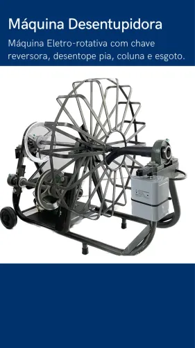 Máquina desentupidora nova