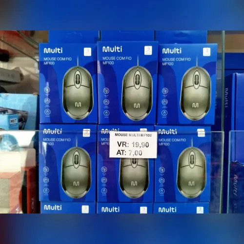 *Promoção caixa fechada com 10 peças Mouse Com Fio R$ 5,93un=59,30cx (Jk Eletrônicos)*