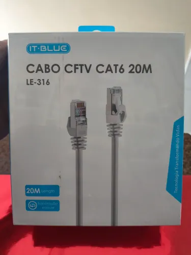 Cabo CFTV CAT6 20m LE-316 - IT-Blue