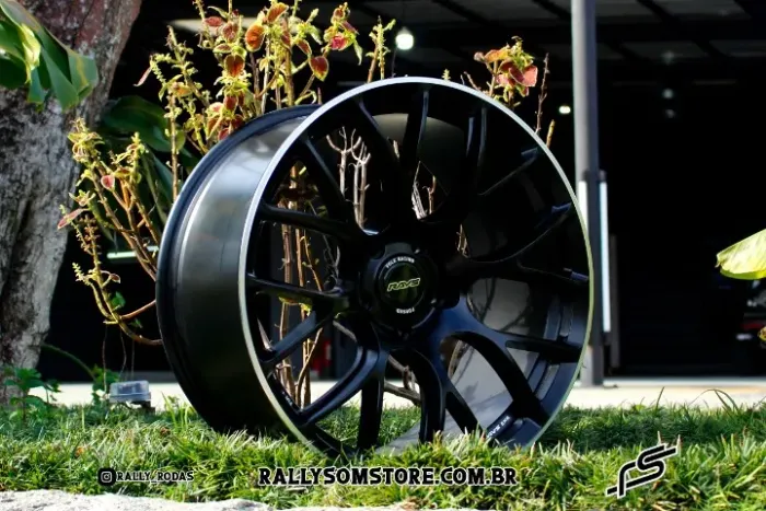 Jogo De Rodas Rays Wheels Eng. Volk Racing Preto 5x120 - 19x8,5 e 19x9,5