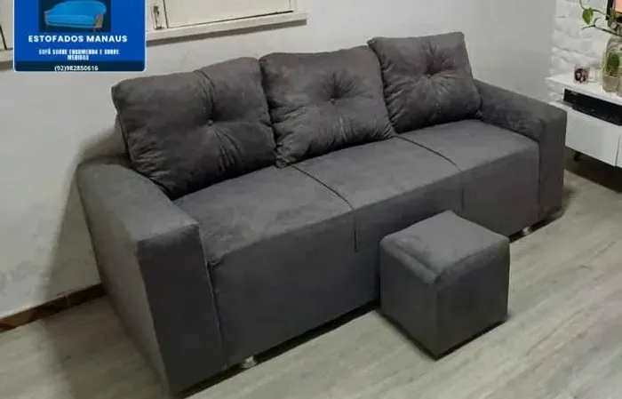 SOFÁ 3 LUGARES ENTREGA GRÁTIS 