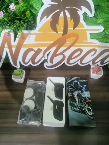 Intercomunicador para Moto (Par Completo) Aceitamos Cartões