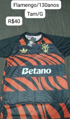 Camisa Flamengo 130 Anos Betano 