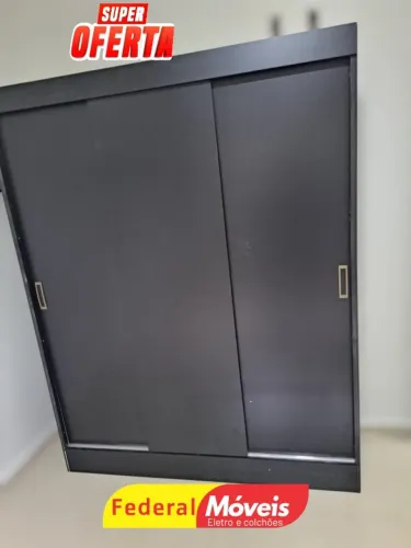 Guarda Roupa Solteiro 3 Portas 2 Gavetas (TEMOS CREDIÁRIO)