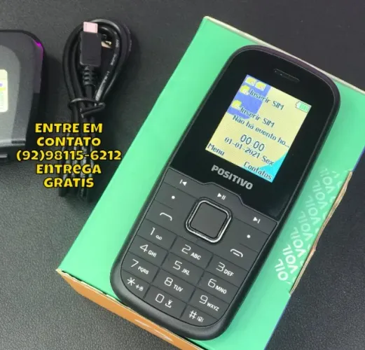Celular Positivo 2 Chips Cartão de Memoria Bluetooth - ENTREGA RÁPIDA