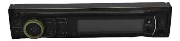 Frente Radio Aparelho Som Booster 9760dvusbt Preto