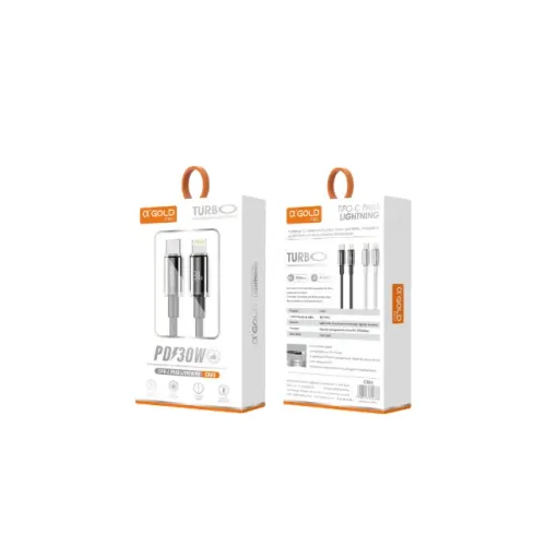 Cabo a'Gold TipoC para Lightning PD30w CB85