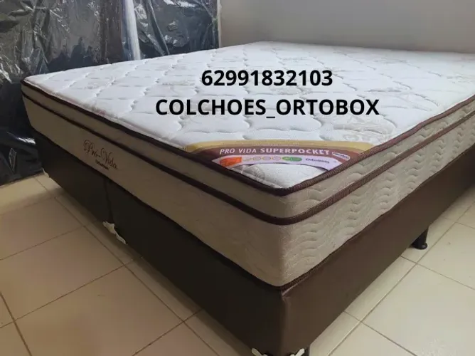 Cama Box Queen size Pro vida da ortobom espuma D33