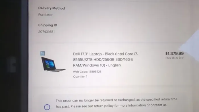 Laptop 17'3 Dell Inspiron 3780