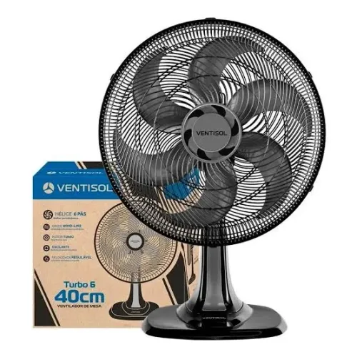Ventilador Mesa Turbo 40cm - Novo