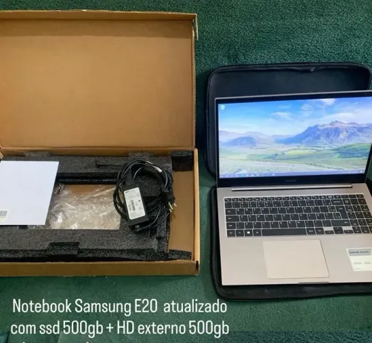 Notebook Samsung E20 ssd 500gb
