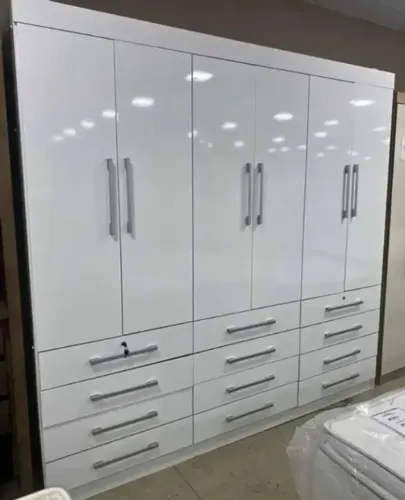 Guarda Roupa 6 Portas Mônaco 2,40m  -  Produto Novo!  Pronta Entrega!