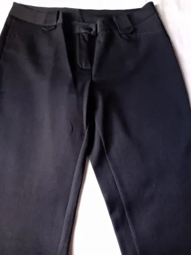 Calça social alfaiataria feminina cor preta tamanho G em ótimo estado