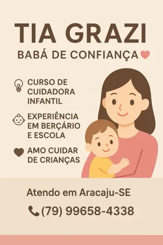 Babá amorosa e responsável 