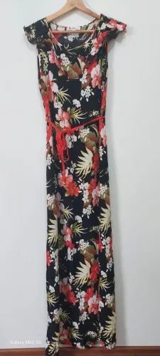 Vestido viscose elegante veste M