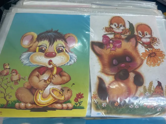 Lote papéis de carta