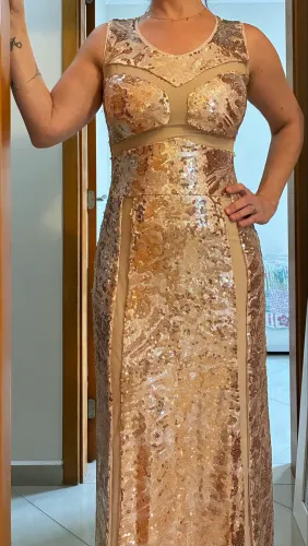 Vestido longo de festa