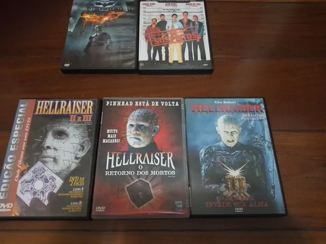 6 DVDs de Filmes Original