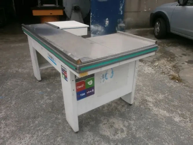 balcão caixa de chapa - check-out